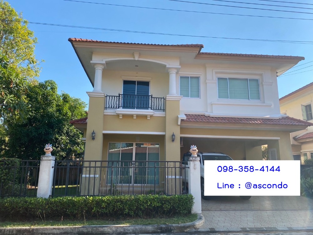 For SaleHouseRama 2, Bang Khun Thian : 2-story detached house for sale, The Grand Rama 2 Village, Neo Zone.