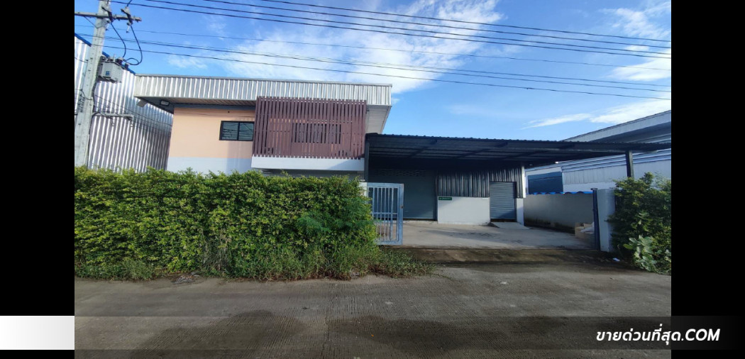 For SaleOfficePathum Thani,Rangsit, Thammasat : Factory and office for sale for business, area 100 sq m, located in Pathum Thani Province.