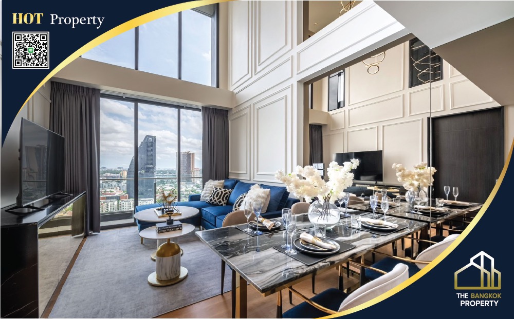 For RentCondoSukhumvit, Asoke, Thonglor : For rent and sale Mini Penthouse, Beatniq Sukhumvit 32, the most luxurious project on Sukhumvit Road. Thonglor-Phrom Phong, 2 bedrooms, 2 bathrooms, beautifully decorated, high floor, near BTS Thonglor.