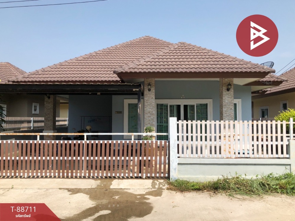 For SaleHouseChachoengsao : Single-storey detached house for sale, area 49 sq m, long plot, Chachoengsao.