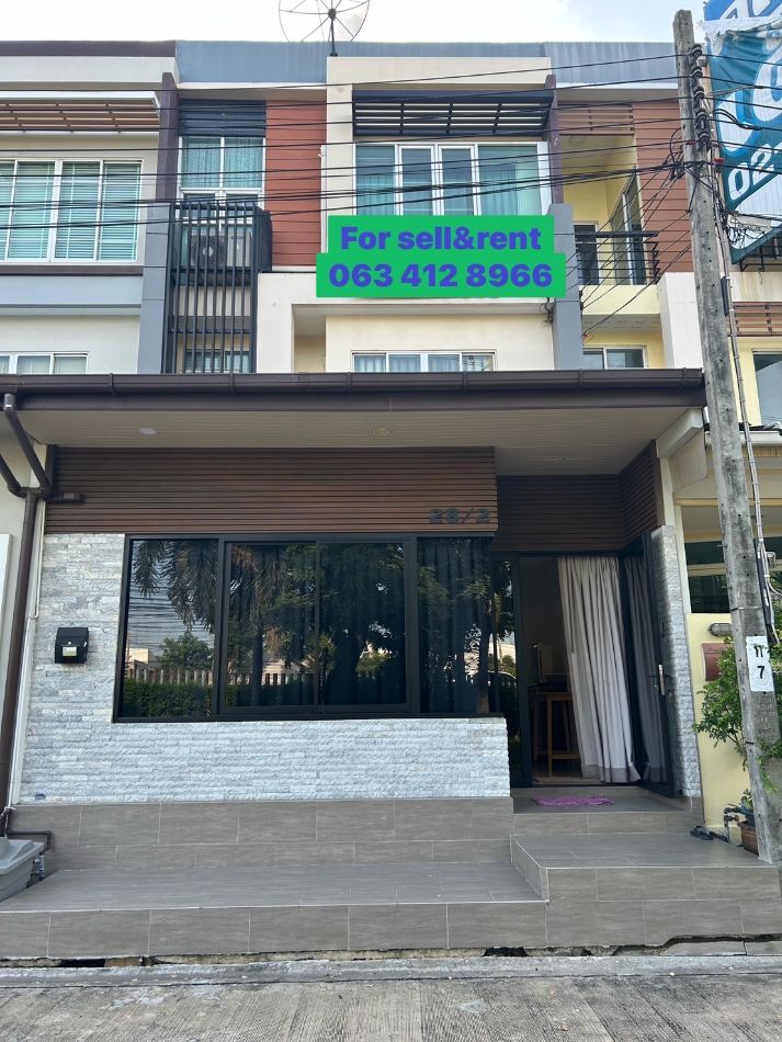 For RentTownhouseEakachai, Bang Bon : Town home  The Plant City Sathorn
 for rent 30,000฿