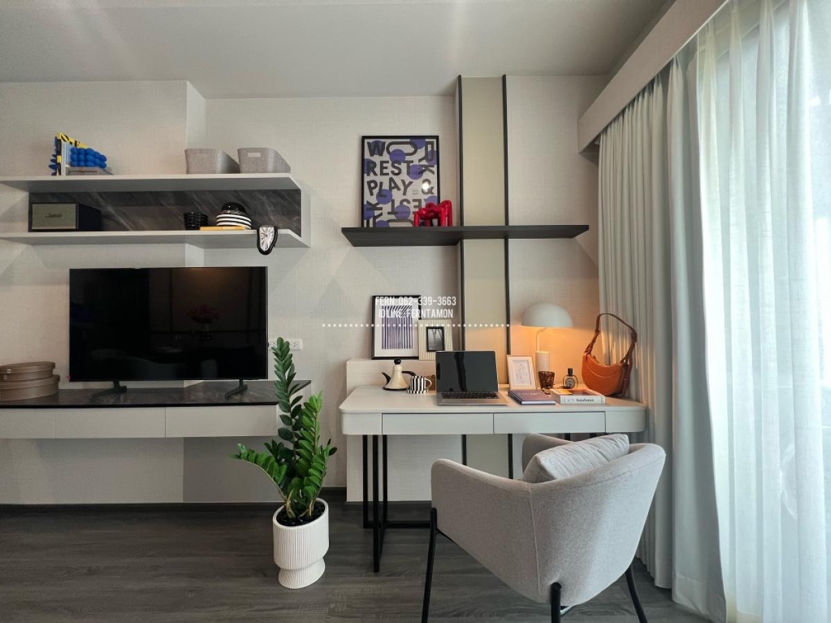 For SaleCondoOnnut, Udomsuk : Down payment for sale, 2 bedrooms, size 75 sq m., high floor, corner room, south side, Ideo Sukhumvit-Rama 4, call 062-339-3663.