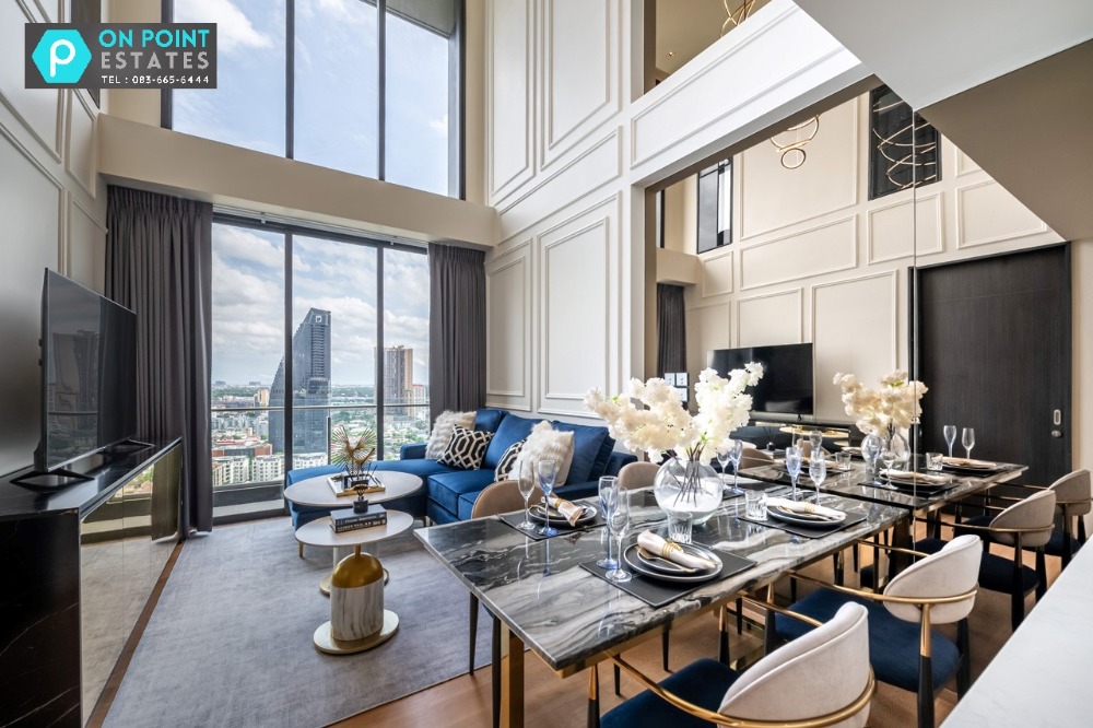 For RentCondoSukhumvit, Asoke, Thonglor : Luxury Duplex Condo For Rent 2 Bedrooms 2 Bathrooms