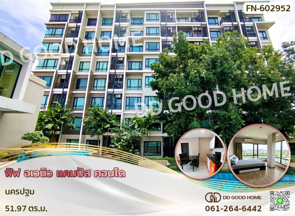 For SaleCondoNakhon Pathom : Fifth Avenue Campus Condo Nakhon Pathom