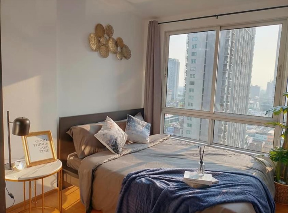 For RentCondoOnnut, Udomsuk : For rent: The Base Sukhumvit 77, Building B, 18th floor, size 32 sq m., complete common area, near BTS, expressway, convenient travel, price: beautiful room, fully furnished, ready to move in, 14,000 baht