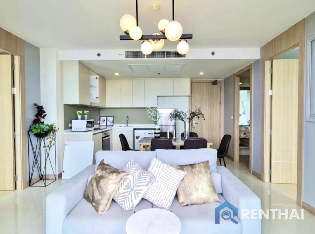 For SaleCondoPattaya, Bangsaen, Chonburi : The Riviera Jomtien, 2 bedrooms, 77 sq m, fully furnished, 8.99 million baht.