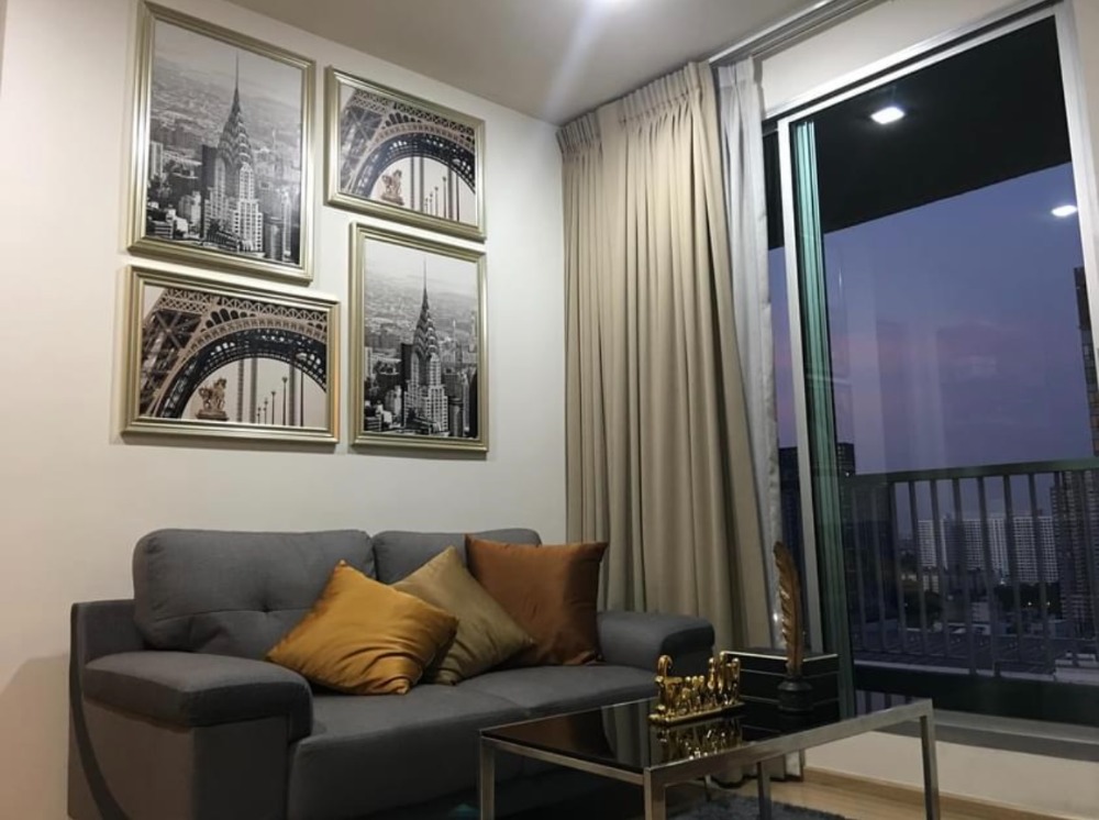 For RentCondoOnnut, Udomsuk : Room for rent, good price, Rhythm50, luxury condo, good location, next to BTS On Nut, 2 bedrooms, 2 bathrooms, 65 sq m, 19th floor, unobstructed view, complete appliances and furniture, price 40,000 baht.