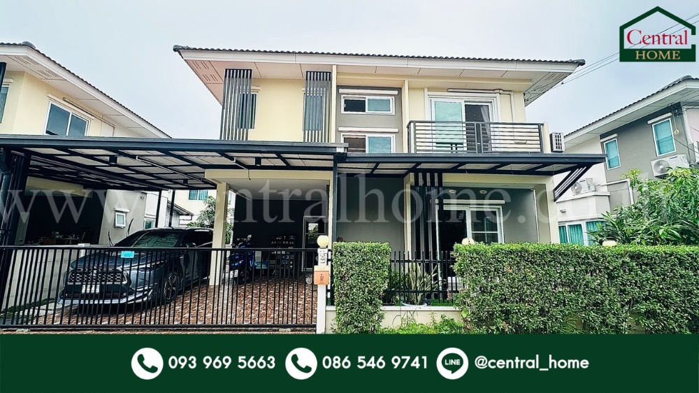 For SaleHouseNonthaburi, Bang Yai, Bangbuathong : Single house, Baan Chidlom, Bang Kruai-Sai Noi. Beautiful house, ready to move in, cheap price