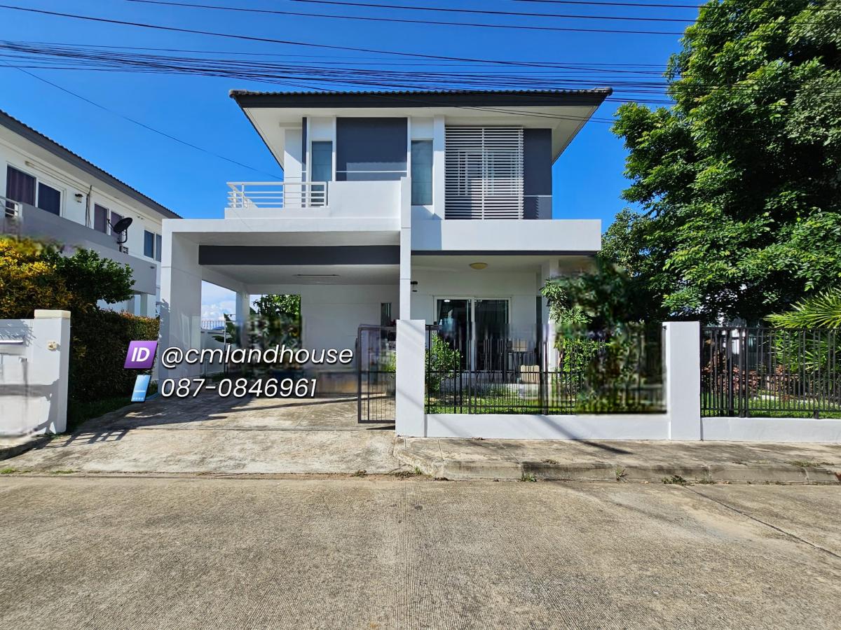 For SaleHouseChiang Mai : Selling 2 houses next to each other, selling at a loss, selling to pay off debt! House in the Land and Houses project, Nong Chom, San Sai District, quality project.