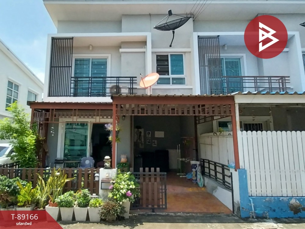 For SaleTownhouseSamut Prakan,Samrong : Townhouse for sale Nirun Ville Village 9, Bangna, Km. 5, Bang Phli, Samut Prakan