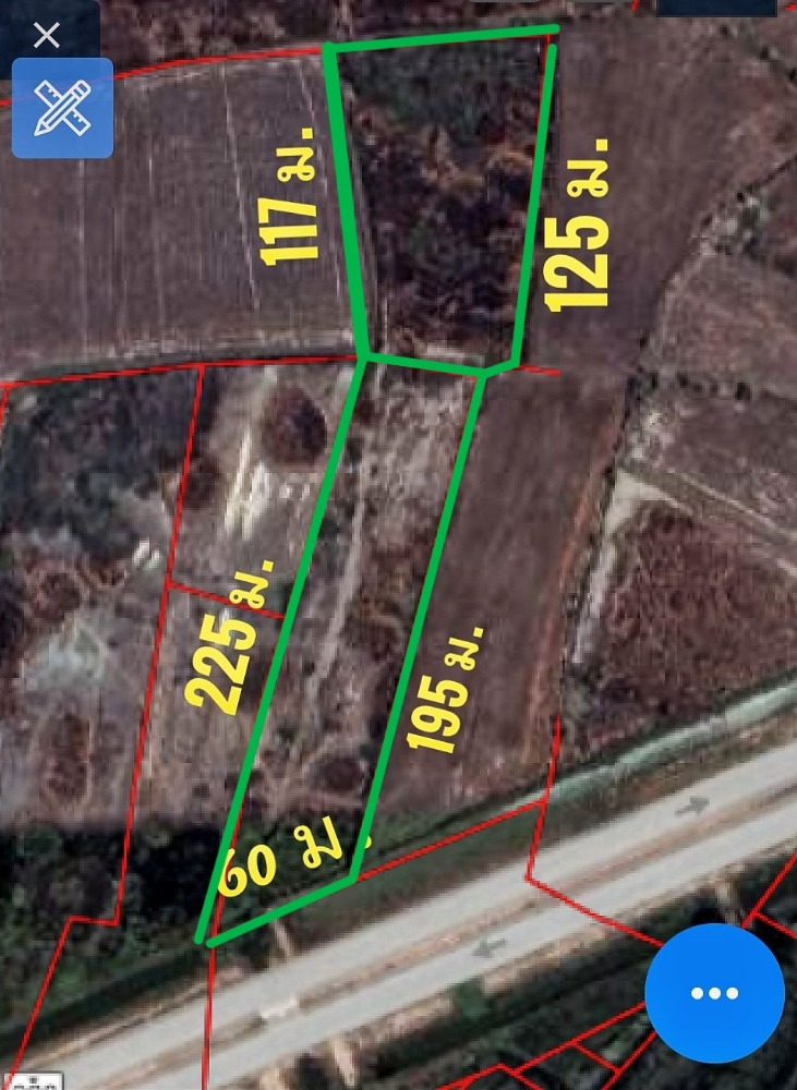 For SaleLandKorat Nakhon Ratchasima : Land for sale next to the main road, 11 rai, bypassing Korat city, Road 209 North 2