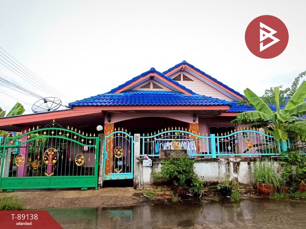 For SaleHousePattaya, Bangsaen, Chonburi : Single house for sale Thongrungroj Village, Phanat Nikhom, Chonburi