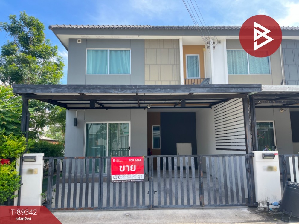 For SaleTownhousePattaya, Bangsaen, Chonburi : Townhouse for sale Pruksa Village Sahapat-Laem Chabang 2, Sriracha, Chonburi