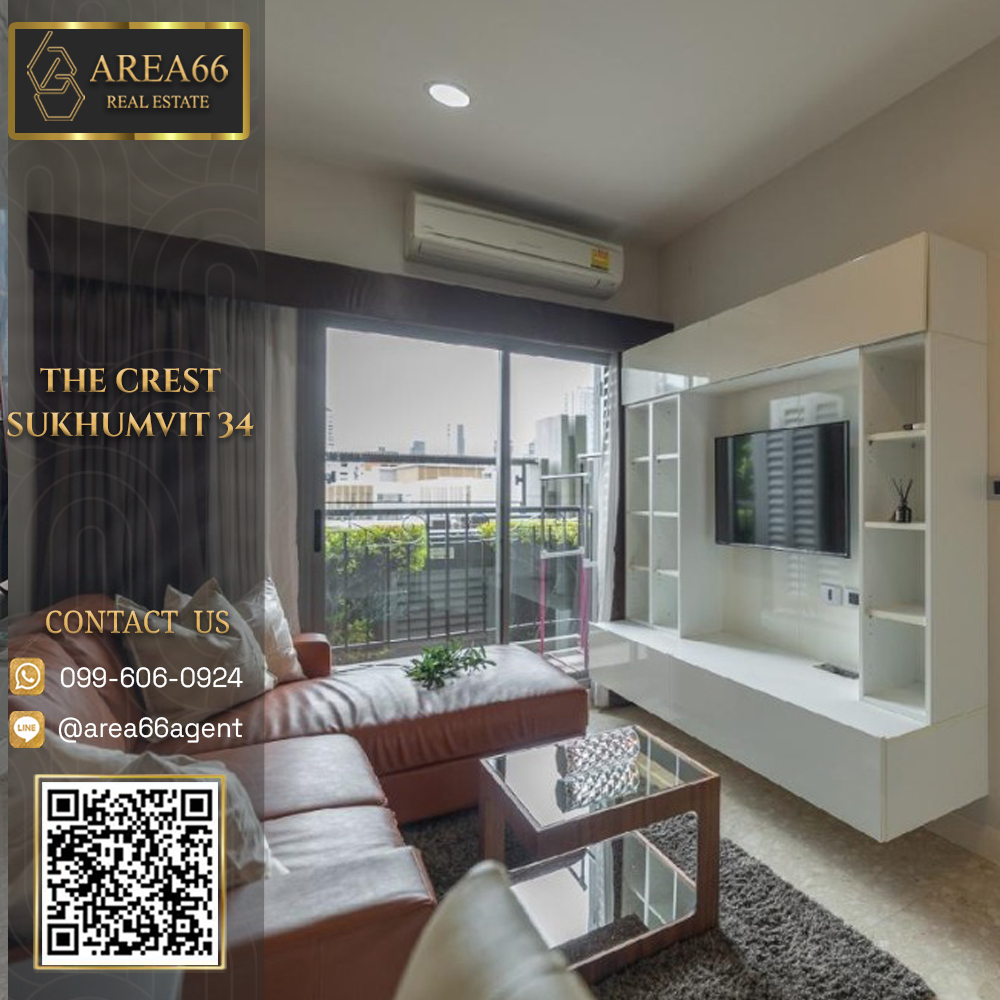 For SaleCondoSukhumvit, Asoke, Thonglor : 🔥 For sale!! Condo The Crest Sukhumvit 34