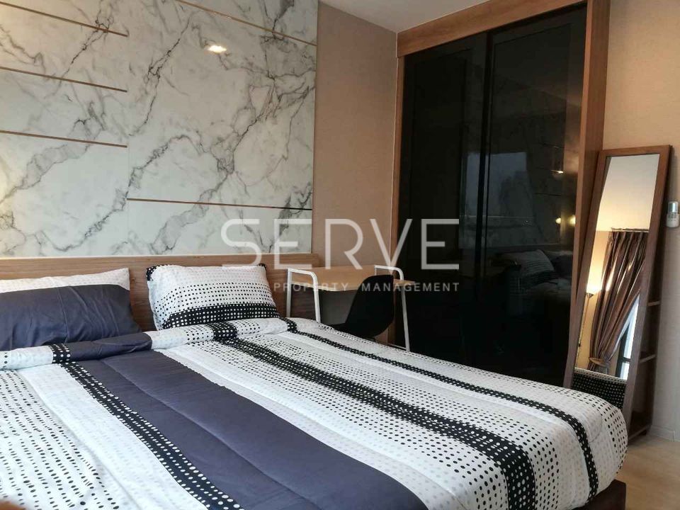 For RentCondoOnnut, Udomsuk : Modern Style 1 Bed 33 sq.m. High Fl. 15+ Good Location BTS Phra Khanong 600 m. at Life Sukhumvit 48 Condo / Condo For Rent