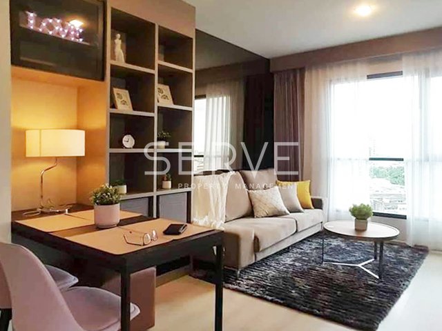 For RentCondoOnnut, Udomsuk : 2 Beds 1 Bath 50 sq.m. Nice Room Good Location BTS Phra Khanong 600 m. at Life Sukhumvit 48 Condo/ Condo For Rent