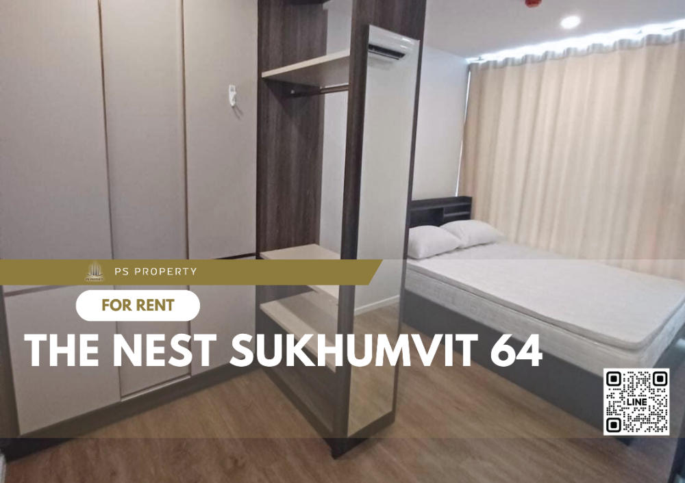 For RentCondoOnnut, Udomsuk : For rent 📌 The Nest Sukhumvit 64 📌 Complete furniture and electrical appliances, near BTS Udomsuk.