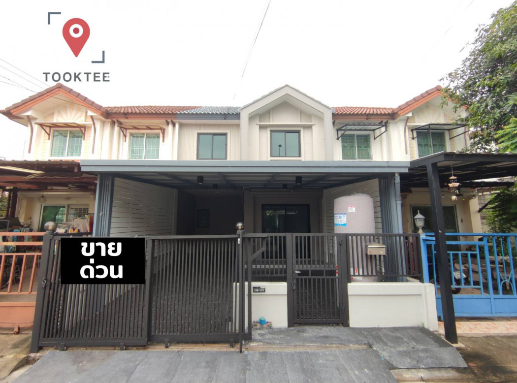 For SaleTownhouseBang kae, Phetkasem : For sale: Townhome, Pruksa Ville 18, 120 sq m, 22.6 sq wa, near Thonburi University, market, open space, next to garden, newly renovated, minimalist, beautiful, ready to move in