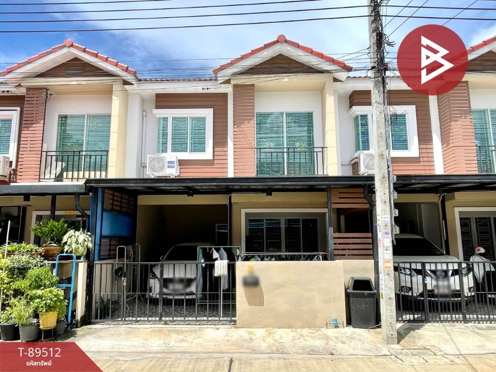 For SaleTownhouseSamut Prakan,Samrong : Townhouse for sale Bhumjai Niwet Village, Theparak, Bang Bo, Samut Prakan