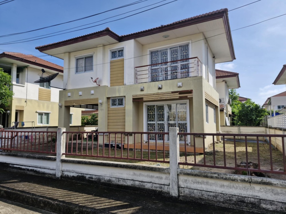 For SaleHouseNonthaburi, Bang Yai, Bangbuathong : Single house for sale, Kunaphat 3, Ban Kluai-Sai Noi Road, area 52.5 sq m., 3 bedrooms, 2 bathrooms, convenient travel location. Near Central Westgate, cheap price