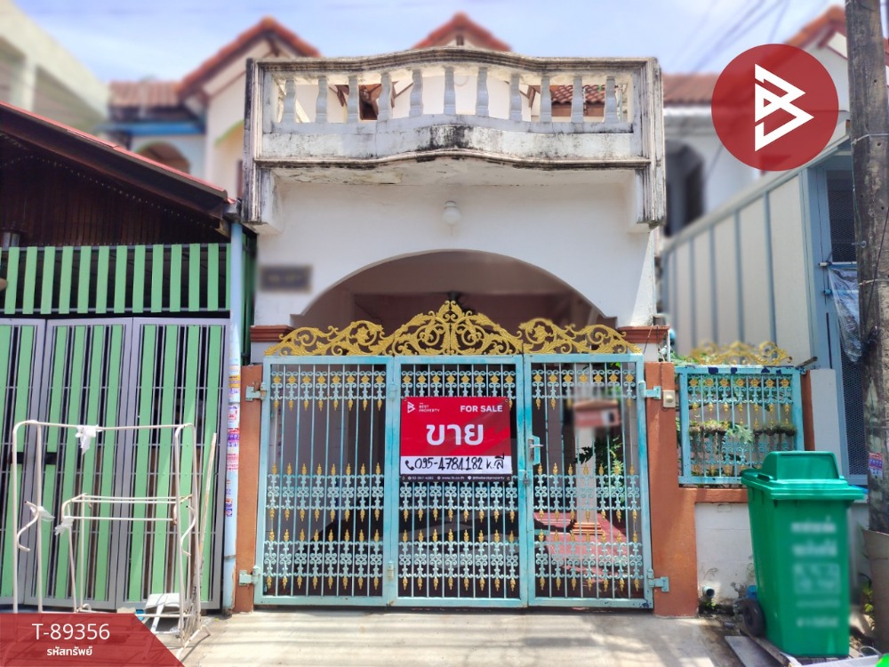 For SaleHouseSamut Prakan,Samrong : Townhouse for sale Fueang Fa Villa 2 Village, Theparak, Samut Prakan, ready to move in.