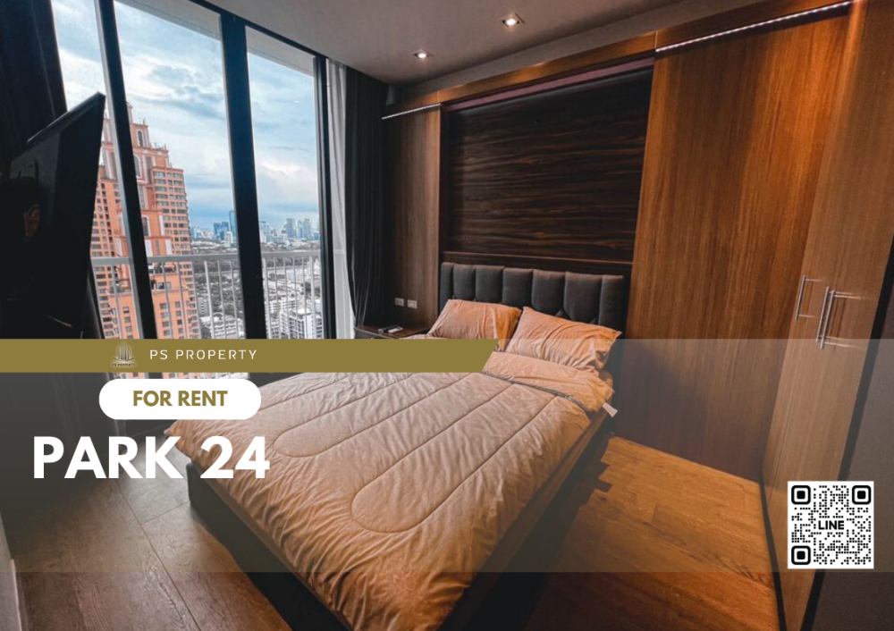 For RentCondoSukhumvit, Asoke, Thonglor : For rent 📍 Park 24 📍 near BTS Phrom Phong, complete with furniture and electrical appliances.