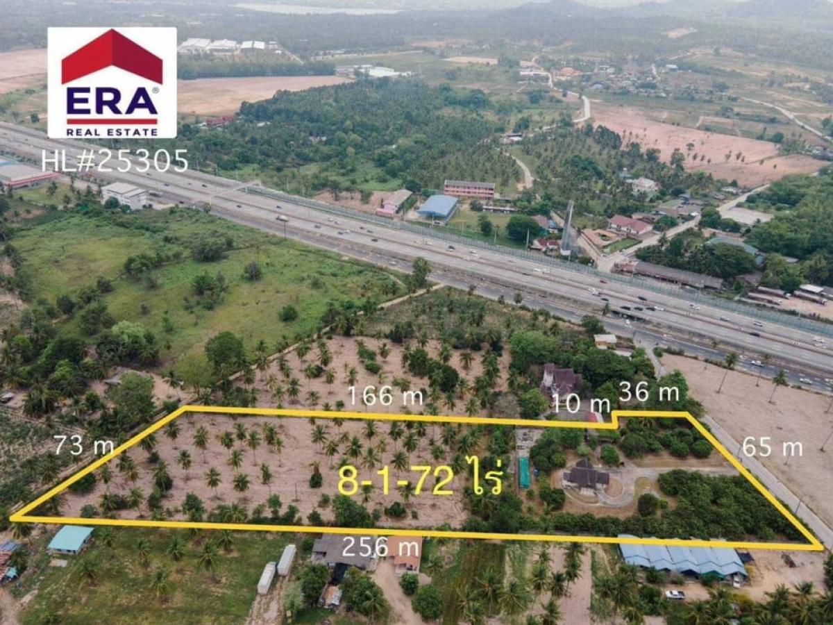 For SaleLandPattaya, Bangsaen, Chonburi : Land for sale with buildings, area 8-1-72 rai, next to Motorway No. 7 (Chonburi-Pattaya), Takhian Tia Road, Bang Lamung, Chonburi 📌Location: Takhian Tia Road. Takhian Tia Subdistrict, Bang Lamung District, Chonburi Province