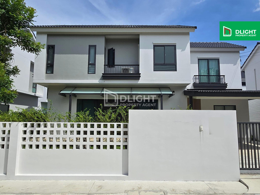 For SaleHouseSamut Prakan,Samrong : Urgent sale, house, Pimnara Village, Srinakarin, Bangna, 54 sq m., 170 sq m., 4 bedrooms, 3 bathrooms, price 8.5 million baht.