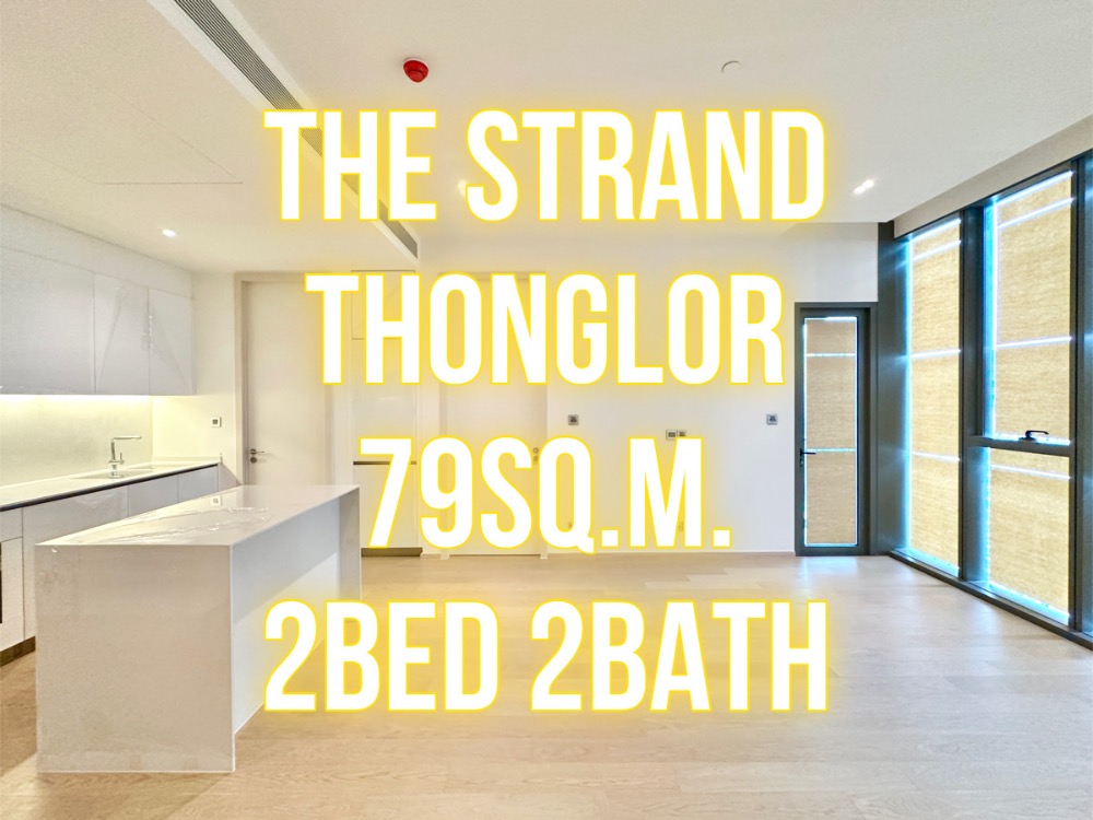 For SaleCondoSukhumvit, Asoke, Thonglor : The Strand Thonglor - 79 sq m. 2 bedrooms, 2 bathrooms, perfect. 092-545-6151 (Tim)