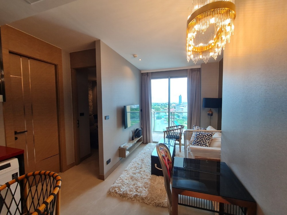 For SaleCondoPattaya, Bangsaen, Chonburi : Condo for sale, Riviera Ocean Drive Pattaya project, Riviera Ocean drive Pattaya, 11th floor, area 31.47 sq m., 1 bedroom, 1 living room, 1 bathroom, new room, not used, Jomtien Sai 2 Road. Pattaya, Bang Lamung District, Chonburi Province