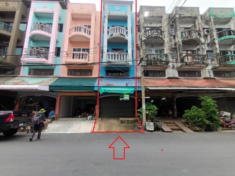 For SaleShophouseSamut Prakan,Samrong : 4-storey shophouse for sale 8/401 Muang Mai Phraeksa Soi Thetsaban Bang Pu 36, Phraeksa Road, Tai Ban Subdistrict, Mueang Samut Prakan District Samut Prakan Province