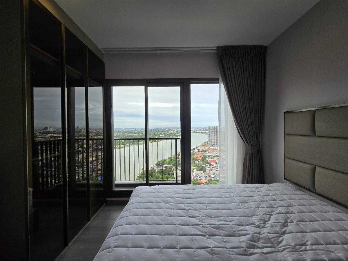 For RentCondoRattanathibet, Sanambinna : For rent, politan aqua, 37th floor, size 30 sq m., beautifully decorated, river view.