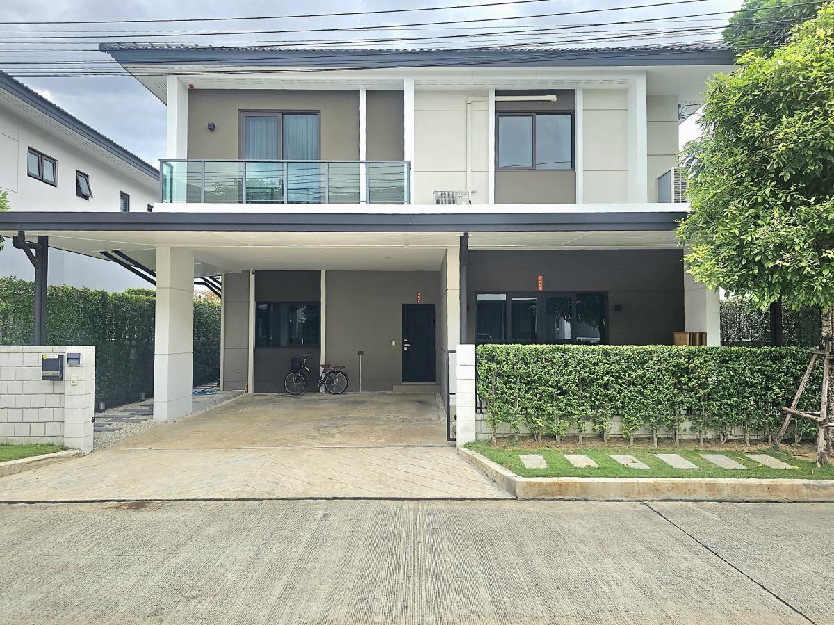 For SaleHouseRama5, Ratchapruek, Bangkruai : Second hand house, very new condition, owner has many houses, so selling at 9.9