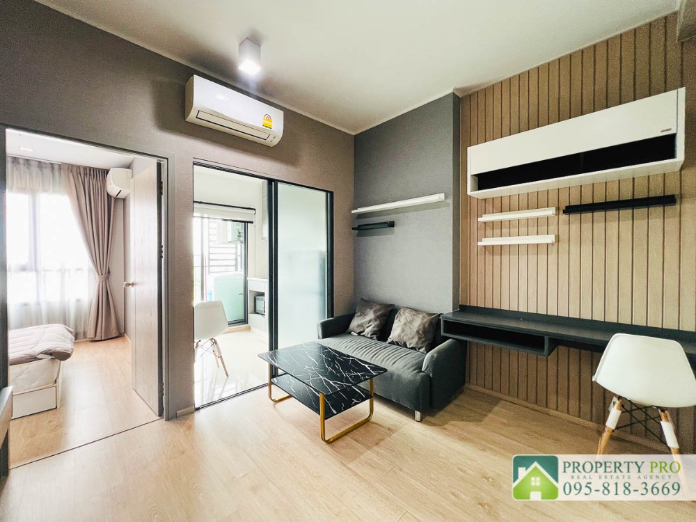 For SaleCondoRama9, Petchburi, RCA : SL24S-015 Condo for Sale Ideo New Rama 9, 1 bedroom 31 sqm Fully Furnished Near Ramkhamhaeng, Airport Rail Link, Indoor Stadium Huamak, The Nine Center