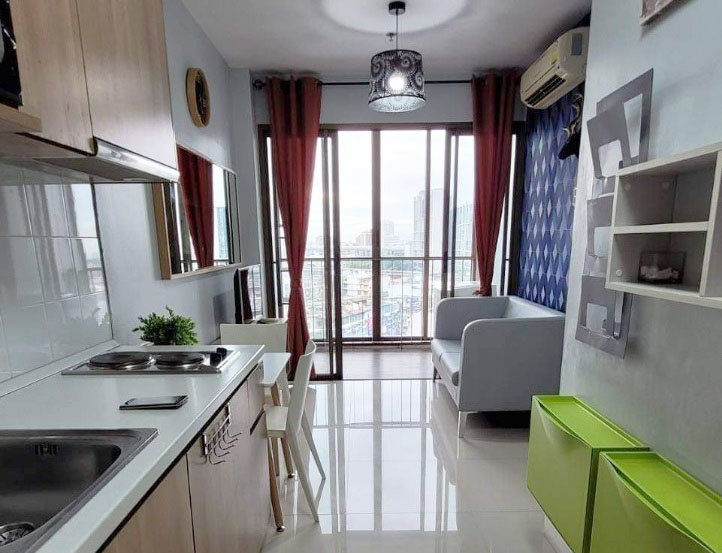 For RentCondoOnnut, Udomsuk : Ideo Mix Sukhumvit 103 fully furnished + unblock view (near BTS Udomsuk, Udomsuk Market, True Digital Park, Kluynamthai 2 Hospital)