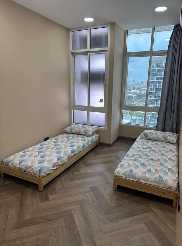 For RentCondoOnnut, Udomsuk : IDVES102 Condo for rent, Ideo Verve Sukhumvit, 20th floor, city view, 63.77 sq m., 2 bedrooms, 2 bathrooms, 35,000 baht, 099-251-6615