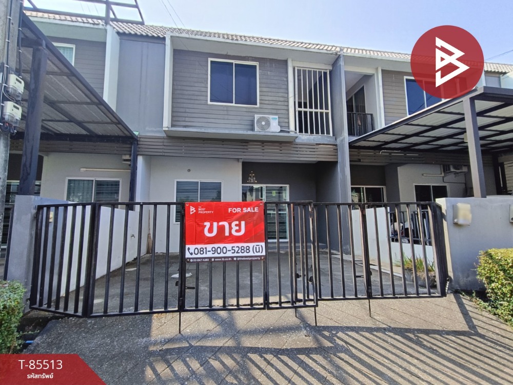 For SaleTownhousePathum Thani,Rangsit, Thammasat : Townhouse for sale The Colors Village Rangsit-Lam Luk Ka, Pathum Thani, ready to move in