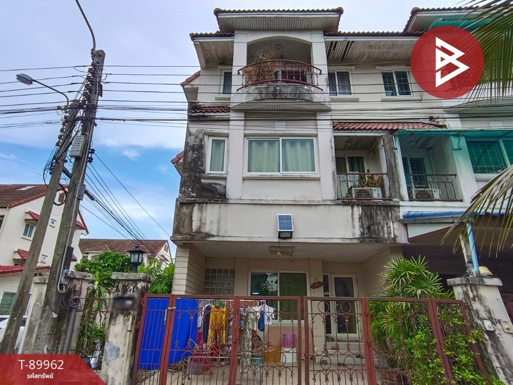 For SaleTownhouseLadkrabang, Suwannaphum Airport : Townhouse for sale City Park Srinakarin 45 Village (City Park Srinakarin 45) Bangkok