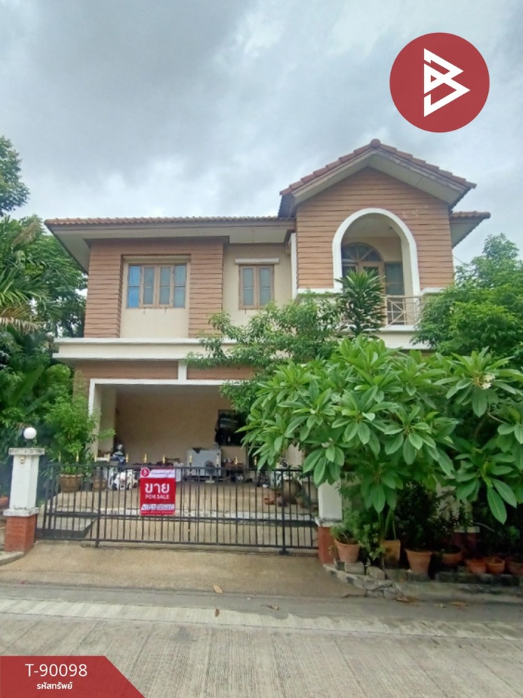 For SaleHouseSamut Prakan,Samrong : Single house for sale Wararom Lake View Village, Theparak, Samut Prakan, ready to move in.