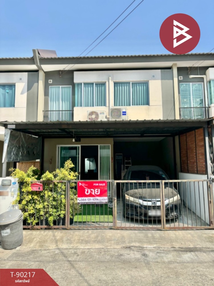 For SaleTownhouseSamut Prakan,Samrong : Townhouse for sale or rent Pruksa Village 126 Theparak-King Kaew, Bang Phli, Samut Prakan, ready to move in.