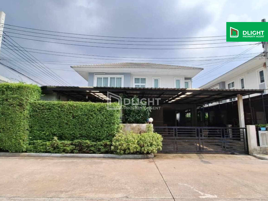 For SaleHouseNonthaburi, Bang Yai, Bangbuathong : Urgent sale, house at Sirikarn University, The Grand, Nonthaburi, 54.1 sq m, 3 bedrooms, 3 bathrooms, price 4.1 million baht.