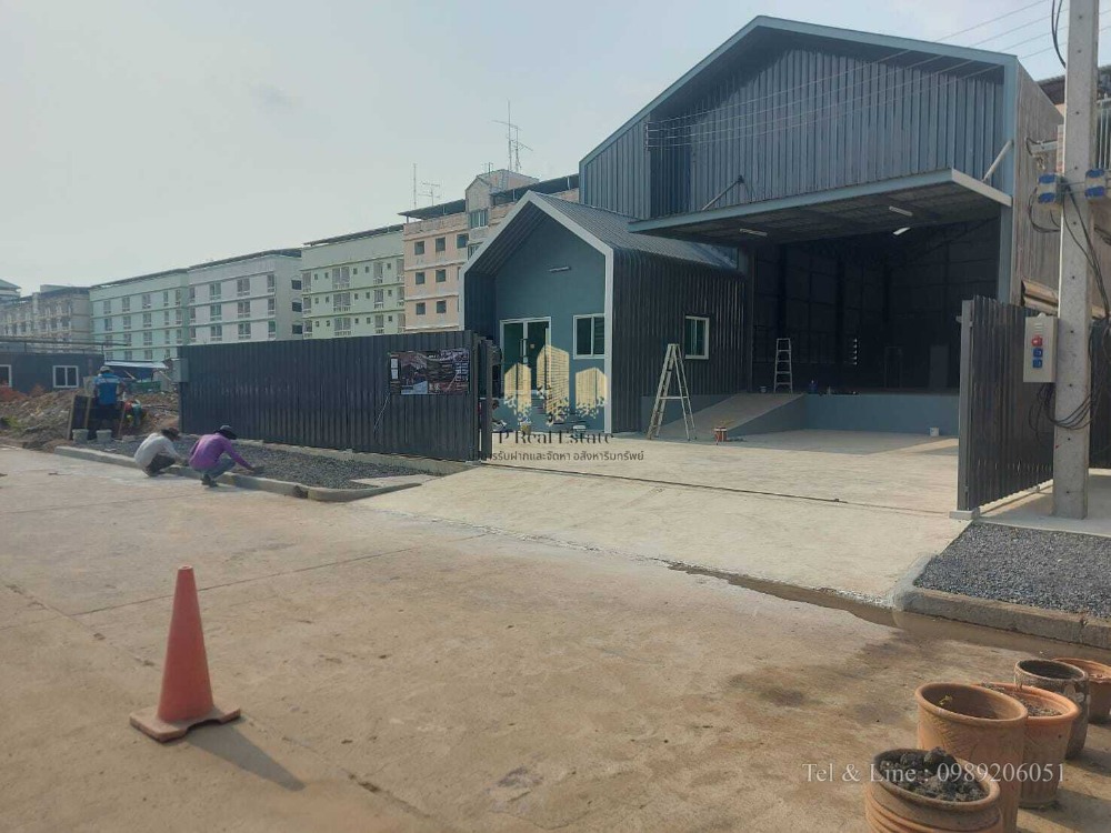 For RentWarehousePathum Thani,Rangsit, Thammasat : Warehouse/office for rent, Phahonyothin Road, Khlong Nueng Subdistrict, Khlong Luang District, Pathum Thani, area 735 sq m.