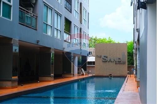 For SaleCondoMae Hong Son : The Sand Condo, next to Wonnapha Beach, large room 50 sq m., furnished, ready to move in