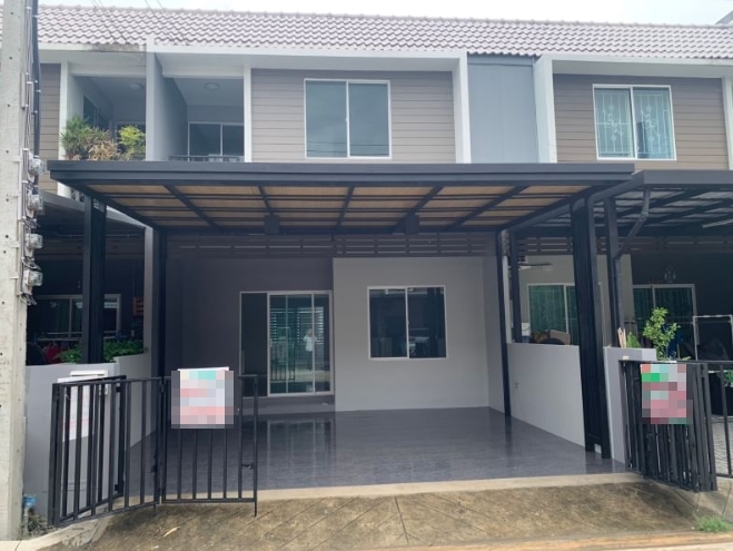 For SaleTownhouseKaset Nawamin,Ladplakao : 2-story townhouse, area 21 sq m., The Color Areeya Village, Phase 2, Mosque Road, Khlong Nueng 15, Bang Chan Subdistrict, Khlong Sam Wa District, Bangkok Province.