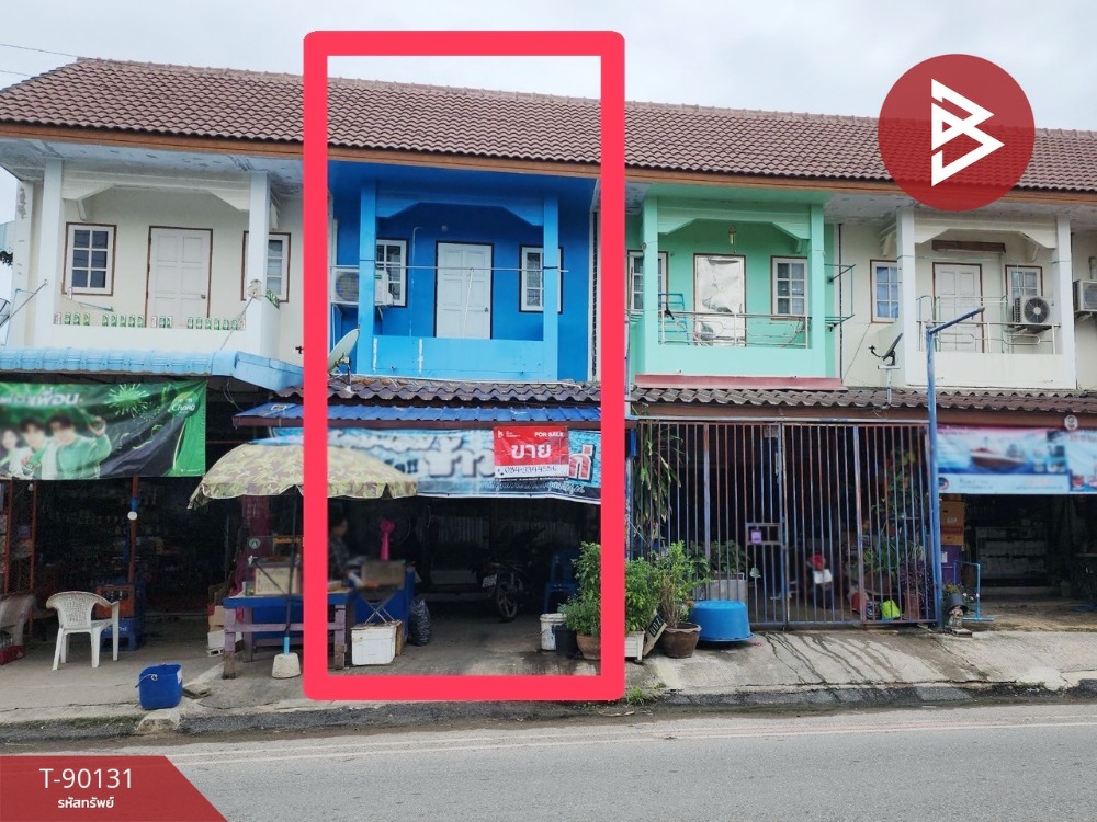 For SaleShophouseCha-am Phetchaburi : 2-story commercial building for sale, area 18 sq m, Ban Laem, Phetchaburi.