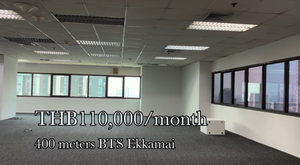 For RentOfficeSukhumvit, Asoke, Thonglor : Office for rent, Sorachai Building, Ekkamai, area size 189/264 square meters, floors 25-26.