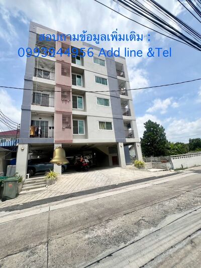 For SaleBusinesses for saleBang Sue, Wong Sawang, Tao Pun : 5-story apartment for sale with land to expand business, Ratchada-Prachachuen With full tenants Near Kasemrad Prachachuen Hospital, just 5 minutes walk.