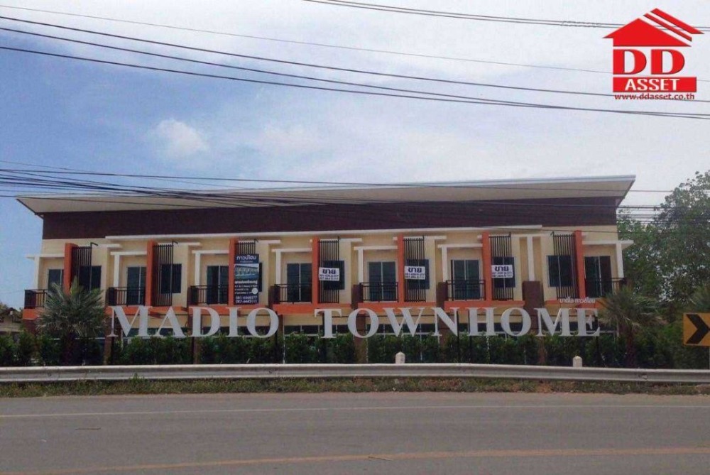 For SaleTownhomeRayong : 2-story townhome for sale, Madio project, Klaeng Pier, Rayong (MADIO TOWNHOME), near Ban Phe beach, just 1 minute, code T8073