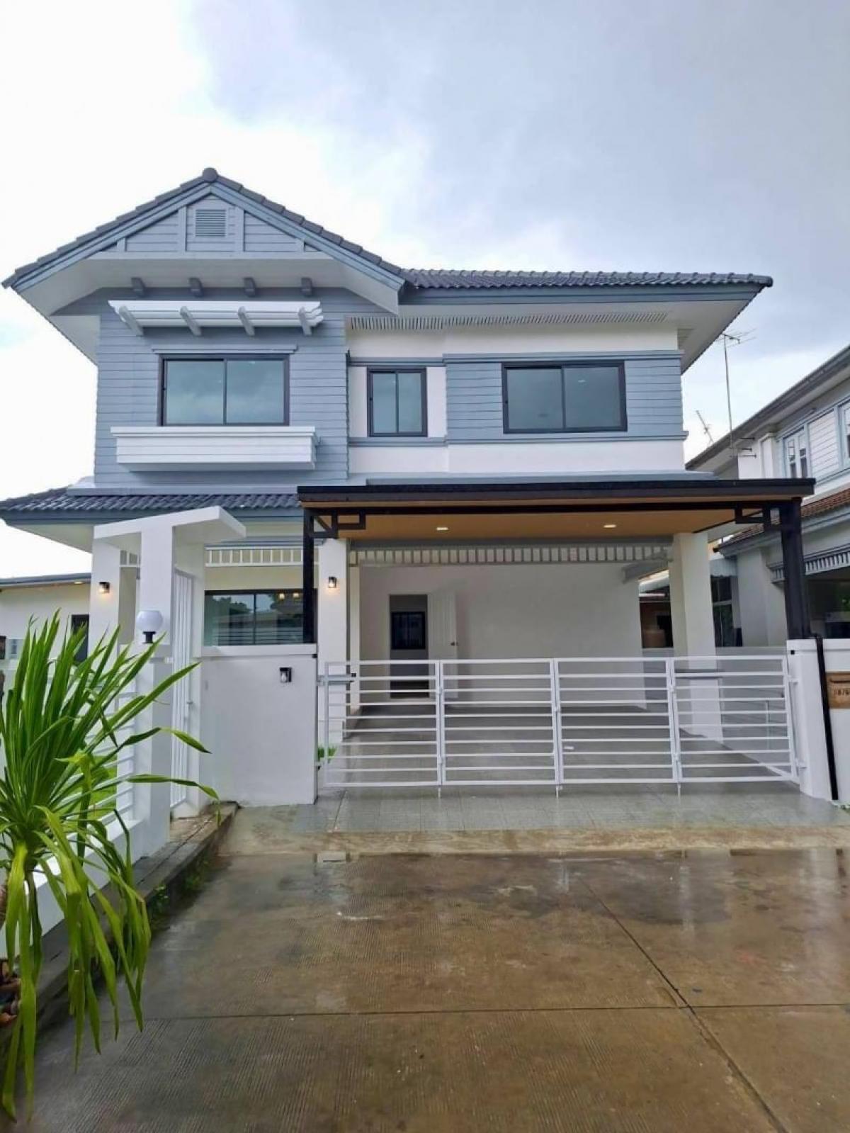 For SaleHouseNawamin, Ramindra : For sale, 2-storey detached house, Setthasiri Ramintra project, Soi Panya Ramintra, along Khlong Song Road, Bang Chan, Khlong Sam Wa, near Safari World, near Khubon, Phraya Suren, Hathai Rat, Nimit Mai, near Pink Line BTS, near Fashion Island, Min Buri - 