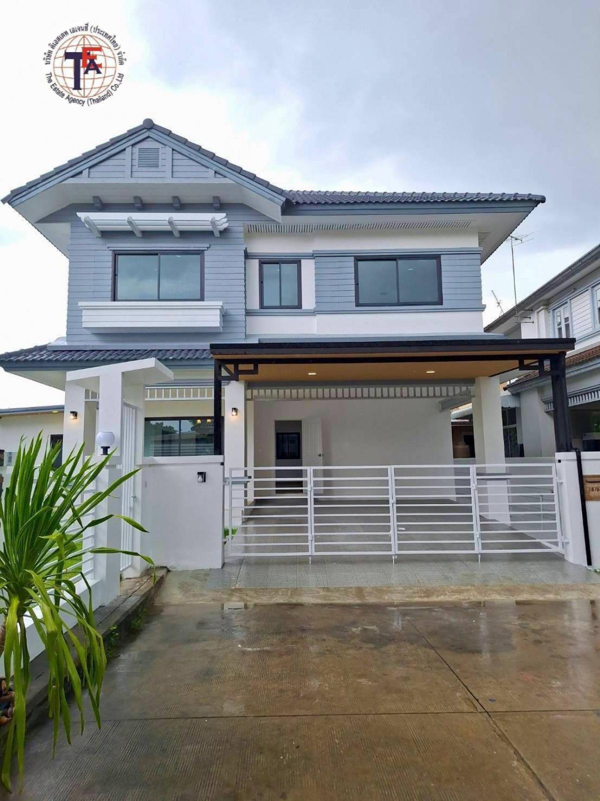 For SaleHouseNawamin, Ramindra : 2-storey detached house for sale, Setthasiri Ramintra, Panya Inthra project, along Khlong Song, Bang Chan, Safari World, Fashion Island, Skytrain, Nopparat Hospital, Synphaet Hospital, Eastern Ring Road Expressway. Khlong Sam Wa District Office Phraya Sur